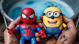 Spiderman Toys vs Minion Toys vs Nerf Toy Gun Game Epic RagdollsIronmanHulkThor SpidermanToys [upl. by Kathrine220]