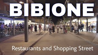 Bibione Italy  Evening Walking Tour 4K UHD [upl. by Malaspina936]