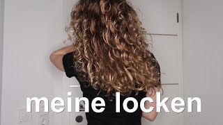 MEINE LOCKEN 8 Schritte zu definierten Locken  Emma Sophie [upl. by Bryner]