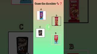 Guess the chocolate namemagic guessthechocolate magic guess viralvideo magicshortsvideo [upl. by Waldemar]