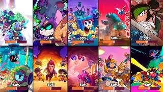 All Loading Screen Evolution in the Brawl Stars 2017  October 2024  SpongeBob X BrawlStars [upl. by Wit]