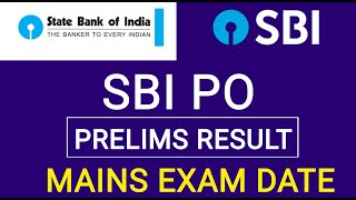 SBI PO Prelims Result  SBI PO Exam Date  SBI PO Mains Exam Date  SBI PO Result 2023  SBI PO Exam [upl. by Ailecra233]