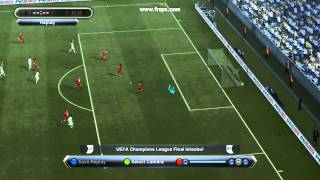 Benzema Curve Shot Goal  PES2013 [upl. by Armallas]