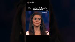 national anthem by Alia Bhatt🤯👏 [upl. by Misab]