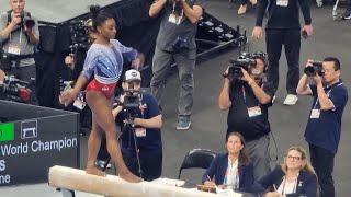 Simone Biles  13650 Beam  Olympic Trials 2024 Day 1 [upl. by Andrew233]