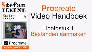 Procreate Video Handboek Deel 1Bestanden aanmaken [upl. by Oech941]