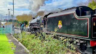 Black Five 44871 On Steroids Rocks Templecombe With The Sherborne Christmas Carol On 6th Dec 2022 [upl. by Sinclare247]