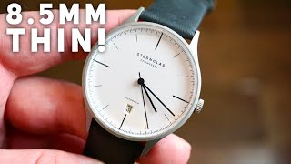 Sternglas Ashtet Bauhaus Automatic Watch Review 85MM Thin [upl. by Rakel476]