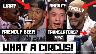 UFC 270 Press Conference Reaction Ngannou Lying About Sparring Ngannou vs Gane [upl. by Najram]