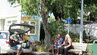 Hokianga Sounds Brent Moetara outside Simply Fun [upl. by Ahsienal]