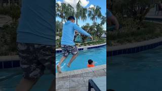 Dad vs Son Pool Prank Edition funny shorts short shortvideo [upl. by Ati]