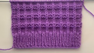 Knitting Stitch Pattern For GentsLadiesJacketCap [upl. by Ireland]