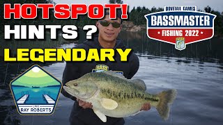 Bassmaster Fishing 2022 Hotspot Big Bass Legendary Catch quotSabinequot Location Tackle Lake Ray Roberts [upl. by Ytsihc376]