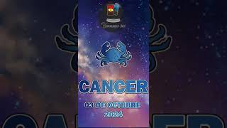 Horoscopo de Hoy Cancer de 03 de Octubre 2024 cancer Horoscopo Hoy Short shorts [upl. by Imaj]