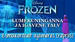 Frozen  For the First Time in Forever Reprise Estonian [upl. by Drona]