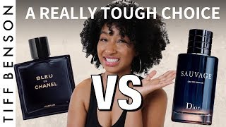 DIOR SAUVAGE EAU DE PARFUM VS BLEU DE CHANEL PARFUM [upl. by Ynner291]