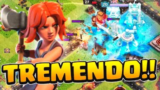 Este EJERCITO de VALQUIRIAS gana a cualquier Ayuntamiento 🔥 Clash Of Clans [upl. by Anaert297]