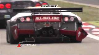 FIA GT1 World Championship  Round 6  Nurburgring  Championship Race highlights  GT World [upl. by Maloy56]