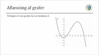 Funktioner 3  Aflæsning på grafer [upl. by Reggis]