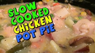 Slow Cooked Chicken Pot Pie  Bodybuilding Meal prep [upl. by Melisande332]