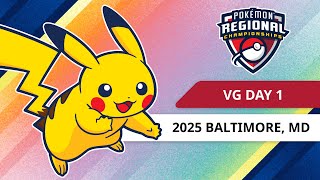 VG Day 1  2025 Pokémon Baltimore Regional Championships [upl. by Atnuahsal]