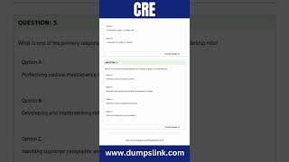 Certified Reliability Engineer Exam Questions and Answers  CRE PDF Questions [upl. by Ynneh]
