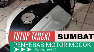 YAMAHA BYSON MOGOK GARAGARA TUTUP TANGKI SUMBAT [upl. by Refannej405]