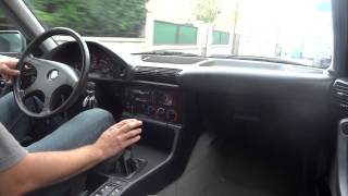 BMW 525 i E 34 Driving [upl. by Anha]