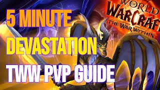 TWW Devastation Evoker PVP Guide [upl. by Varhol526]