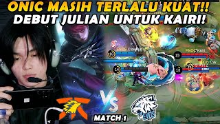 CHEESE STRAT DARI ONIC BUAT EVOS PANIK  ONIC vs EVOS MATCH 1 [upl. by Vod]