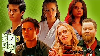 Cobra Kai  Xolo Maridueña Mary Mouser Tanner Buchanan Paul Hauser  ComicCon Liverpool Nov 2022 [upl. by Deva]