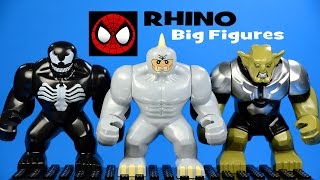 LEGO SpiderMans Fearsome Foe RHINO KnockOff Big Minifigure [upl. by Bruell]