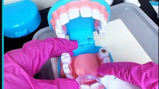 ASMR Dentist Checkup new Braces Whisperedasmrdentist [upl. by Ahselak426]