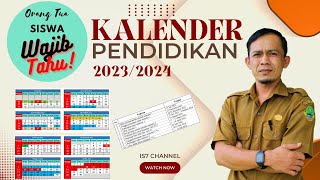 Kalender Pendidikan 20232024 Lengkap [upl. by Areta425]