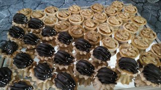 Mini Tartelettes ✨ميني تارتولات بريستيج😍 لجميع المناسبات بنكهتين 😋وشكلين مختلفين بطريقة مشروحة👍 [upl. by Assenat]