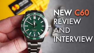 NEW C60 300 Review amp Interview  Christopher Ward Trident pro 300 [upl. by Otilesoj]