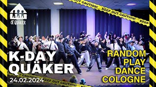 4K Kpop Random Dance in Cologne Germany  February 2024 kpop in public [upl. by Rori]