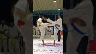 🥋💪🔥Shidokan Karate Fight kyokushin shidokan karate muaythai martialarts mma fight shorts [upl. by Ahl]