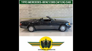 1993 MercedesBenz 300CE Cabriolet  Bring A Trailer Preview [upl. by Aikar]