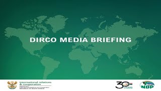 Department of International Relations and Cooperation DIRCO BiWeekly media briefing 260824 [upl. by Schinica53]