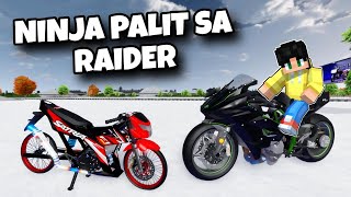 NINJA H2R BIG BIKE KAPALIT ng RAIDER 150 sa ROBLOX [upl. by Ardnaik]