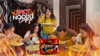 WORLDS SPICIEST NOODLE CHALLENGE WITH JCS DAD [upl. by Handbook165]