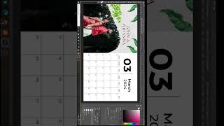 New Free Download Photo Calendar PSD l Wedding Calendar l Photoshop 2024 l Free PSD Download [upl. by Aicemat524]