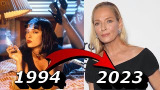 Pulp Fiction Cast Then and Now 2023 [upl. by Taima]