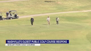 Nashvilles oldest public golf course reopens [upl. by Irolav416]