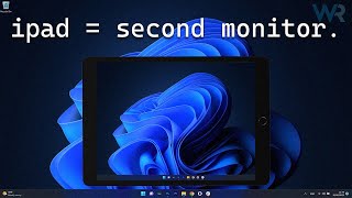 How to Use Ipad as Second Monitor on Windows 11 for FREE in 2024 [upl. by Adian]