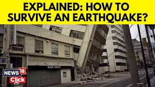 Afghanistan Earthquake Jolts North India  What To Do In An Earthquake Explainer Video  News18 [upl. by Haleehs147]