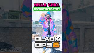 How to get the RARE quotHELLA CHILLquot Operator in BLACK OPS 6 [upl. by Leik]