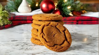 Perfect Ginger Molasses Cookies Recipe [upl. by Walrath]