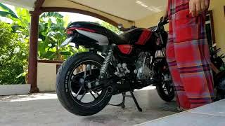 high rev bajaj v15 modified exhaust [upl. by Boote854]